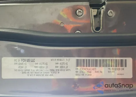 2018 Dodge Charger R/T from USA, damaged, VIN 2C3CDXCT0JH114873